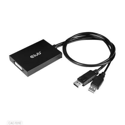 CLUB3D DISPLAYPORT TO DUAL LINK DVI-I DUAL LINK ACTIVE ADAPTER MAX RES 4K30HZ [CAC-1010]