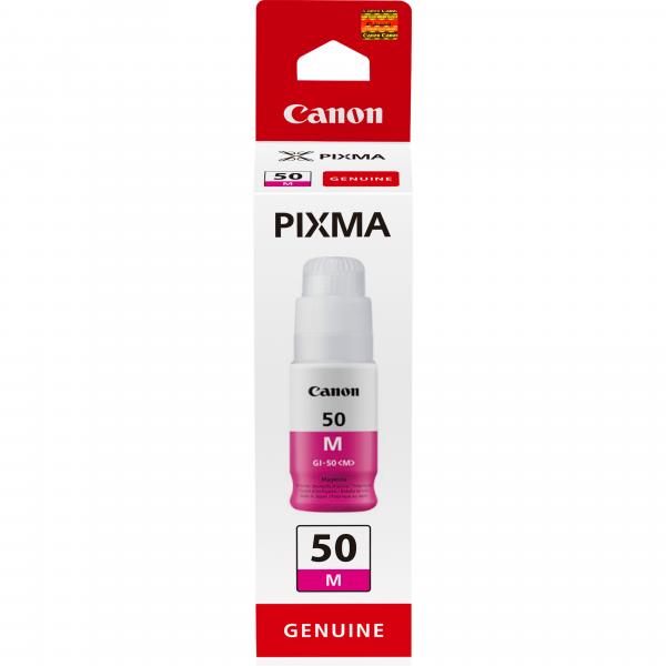 Canon GI-50 M, alto rendimiento, botella de tinta, magenta [3404C001]