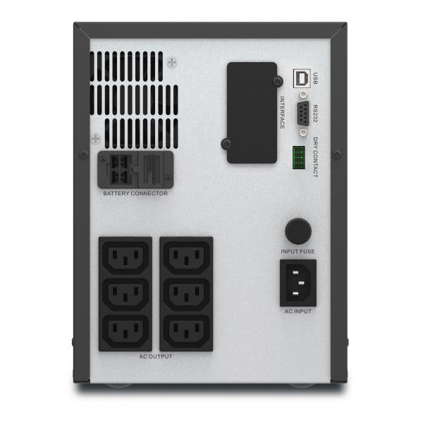 APC Easy UPS SMV sistema de alimentación ininterrumpida (UPS) de línea interactiva 2 kVA 1400 W 6 toma(s) AC [SMV2000CAI] 