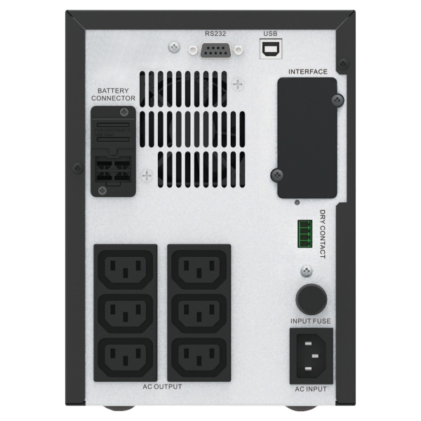 APC Easy UPS SMV sistema de alimentación ininterrumpida (UPS) de línea interactiva 1 kVA 700 W 6 toma(s) AC [SMV1000CAI] 