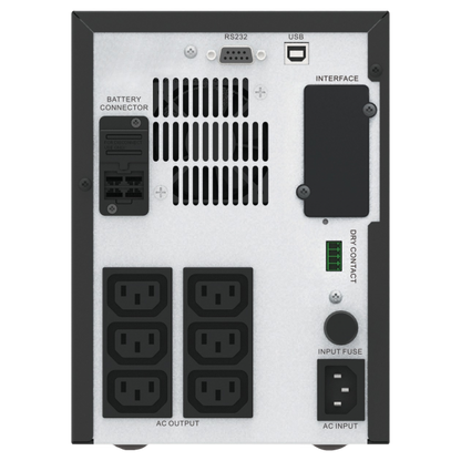 APC Easy UPS SMV sistema de alimentación ininterrumpida (UPS) de línea interactiva 1 kVA 700 W 6 toma(s) AC [SMV1000CAI] 