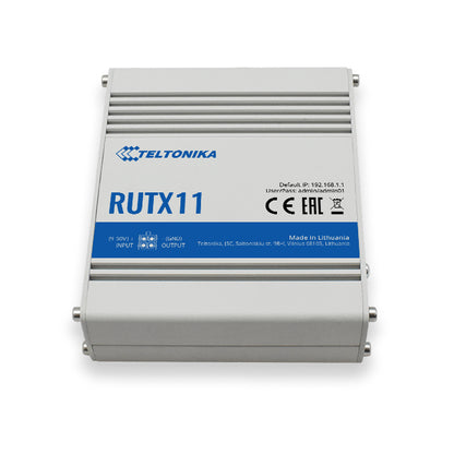 Teltonika-RUTx11-Router Industrial, con dual SIM LTE-A Cat6, WiFi 802.11ac Dual Band - VERSIÓN NORTEAMÉRICA RUTX11100000 [RUTX11100000] 