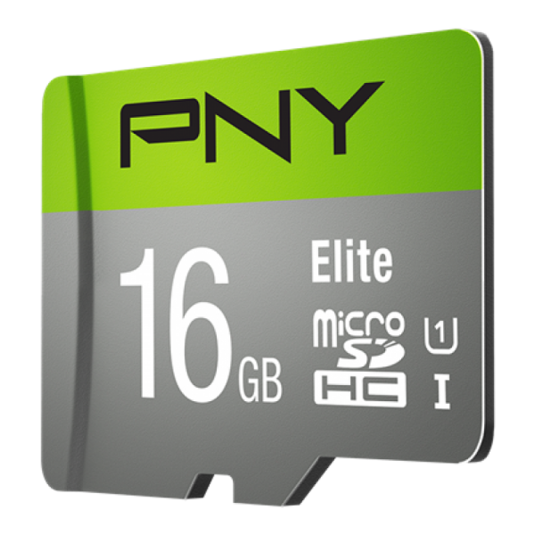 PNY Elite microSDHC 16GB UHS-I Classe 10 [P-SDU16GU185GW-GE]