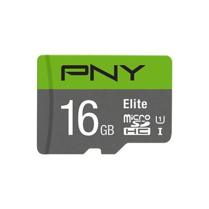 PNY Elite microSDHC 16GB UHS-I Classe 10 [P-SDU16GU185GW-GE]