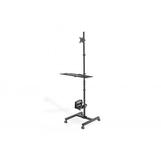 Digitus Mobile Workstation - Monitor Mount + PC Holder [DA-90374]