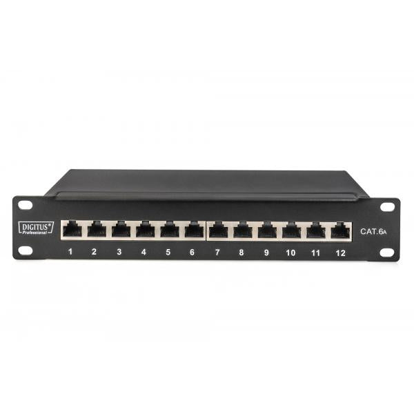 Digitus CAT 6A Patch Panel - shielded - 12-Port [DN-91612S-EA]