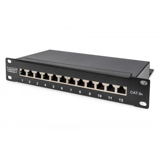 Digitus CAT 6A Patch Panel - shielded - 12-Port [DN-91612S-EA]