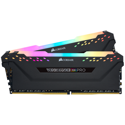 CORSAIR RAM VENGEANCE RGB PRO 16GB 2X8GB DDR4 3600 PC4-28800 C18 1.35V [CMW16GX4M2D3600C18] 