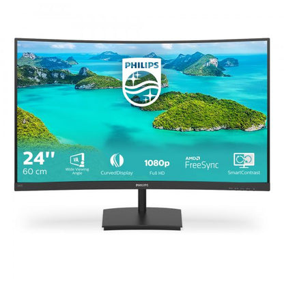 PHILIPS MONITOR CURVO 23,6 VA FHD 4MS 250CDM, VGA/HDMI MULTIMEDIALE [241E1SCA]