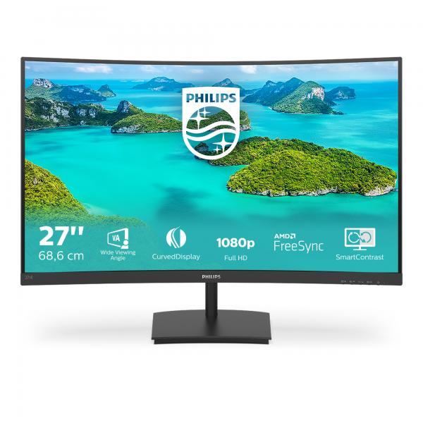 Philips E Line 271E1SCA/00 LED display 68,6 cm (27") 1920 x 1080 Pixel Full HD LCD Nero [271E1SCA/00]