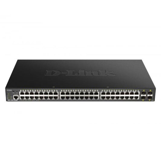 D-Link DGS-1250-52XMP switch di rete Gestito L3 Supporto Power over Ethernet (PoE) Nero [DGS-1250-52XMP]