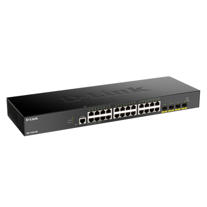 D-Link DGS-1250-28X switch di rete Gestito L3 Gigabit Ethernet (10/100/1000) Nero [DGS-1250-28X]