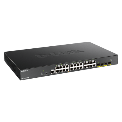 D-Link DGS-1250-28XMP switch di rete Gestito L3 Gigabit Ethernet (10/100/1000) Supporto Power over Ethernet (PoE) Nero [DGS-1250-28XMP]