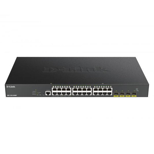 D-Link DGS-1250-28XMP switch di rete Gestito L3 Gigabit Ethernet (10/100/1000) Supporto Power over Ethernet (PoE) Nero [DGS-1250-28XMP]