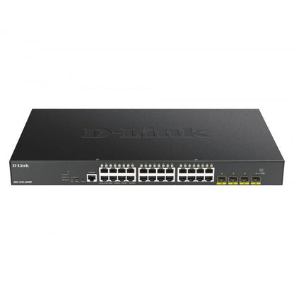 D-Link DGS-1250-28XMP switch di rete Gestito L3 Gigabit Ethernet (10/100/1000) Supporto Power over Ethernet (PoE) Nero [DGS-1250-28XMP]