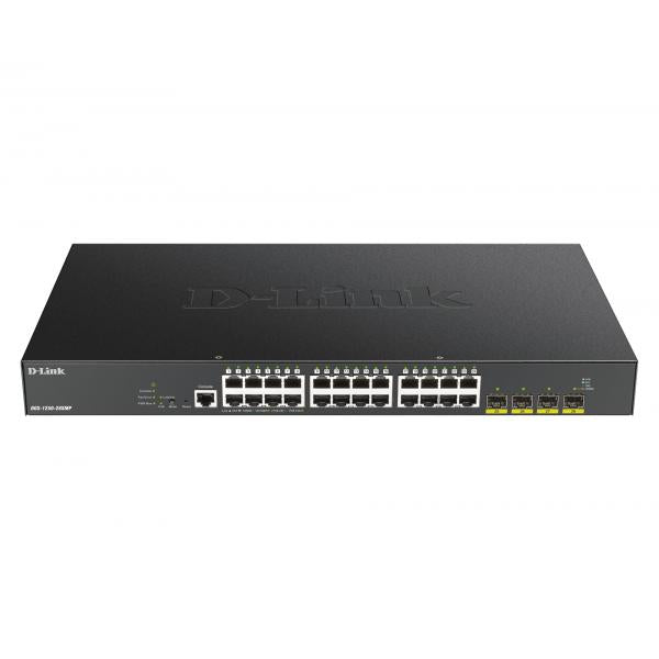 D-LINK SWITCH 24 PORTE GIGABIT POE SMART MANAGED [DGS-1250-28XMP]