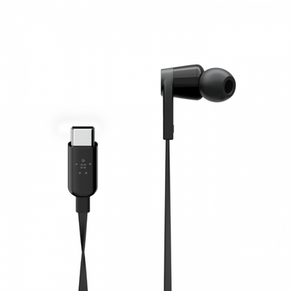 AURICULARES Belkin ROCKSTAR USB-C - NEGRO [G3H0002BTBLK] 