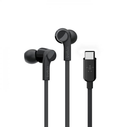 AURICULARES Belkin ROCKSTAR USB-C - NEGRO [G3H0002BTBLK] 