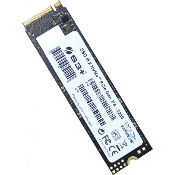 S3+ S3SSDD480 drives allo stato solido M.2 480 GB PCI Express 3.0 TLC NVMe [S3SSDD480]