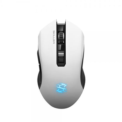 Sharkoon Skiller SGM3 mouse Mano destra RF Wireless+USB Type-A Ottico 6000 DPI [SKILLERSGM3WHITE]