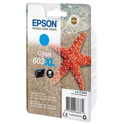 EPSON STARFISH XL CYAN INKJET HIGH CAPACITY CARTRIDGE C13T03A24010 NO BLISTER [C13T03A24010]