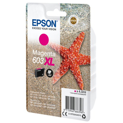 CARTUCHO EPSON STARFISH XL MAGENTA INKJET DE ALTA CAPACIDAD C13T03A34010 SIN BLISTER [C13T03A34010]