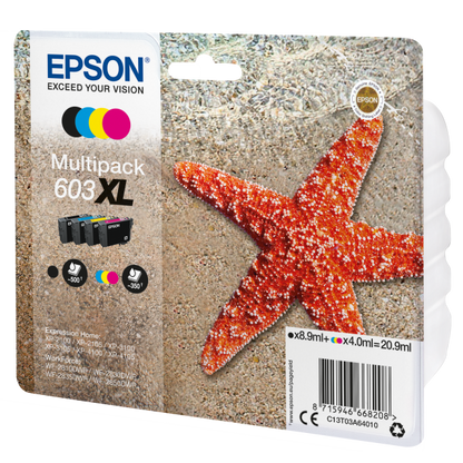 Epson Multipack 4-colours 603XL Ink [C13T03A64010]