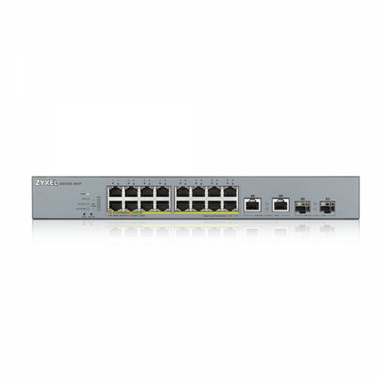 Zyxel GS1350-18HP-EU0101F switch di rete Gestito L2 Gigabit Ethernet (10/100/1000) Supporto Power over Ethernet (PoE) Grigio [GS1350-18HP-EU0101F]