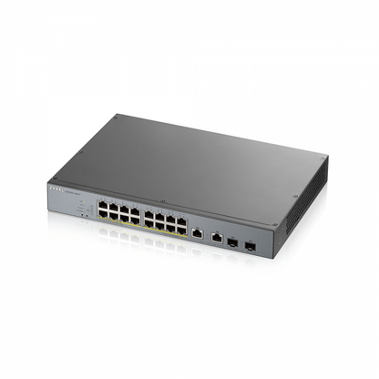 Zyxel GS1350-18HP-EU0101F switch di rete Gestito L2 Gigabit Ethernet (10/100/1000) Supporto Power over Ethernet (PoE) Grigio [GS1350-18HP-EU0101F]