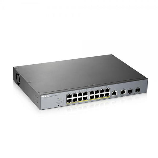 Zyxel GS1350-18HP-EU0101F switch di rete Gestito L2 Gigabit Ethernet (10/100/1000) Supporto Power over Ethernet (PoE) Grigio [GS1350-18HP-EU0101F]