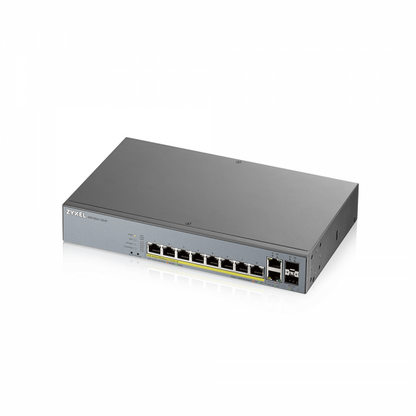 Zyxel GS1350-12HP-EU0101F switch di rete Gestito L2 Gigabit Ethernet (10/100/1000) Supporto Power over Ethernet (PoE) Grigio [GS1350-12HP-EU0101F]