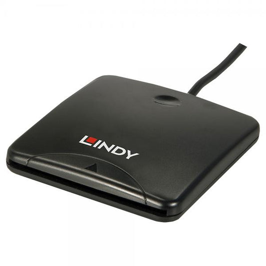 LINDY LETTORE SMART CARD USB 2.0, SLOT SMART CARD PC/SC 1.0/2.0, LUNGHEZZA CAVO 1.5 M [42768]