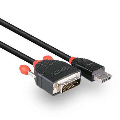 Lindy 41491 cavo e adattatore video 2 m DisplayPort HDMI Nero [LINDY41491]