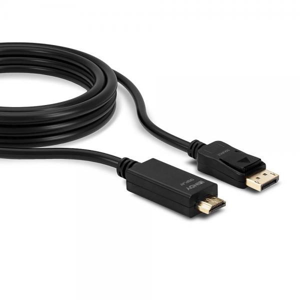 Lindy 36924 cavo di interfaccia e adattatore Diplayport HDMI Nero [LINDY36924]