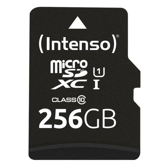 INTENSO MEMORY CARD MICRO SD 256GB UHS-I PREMIUM Up to 90 Mb/s [3423492]