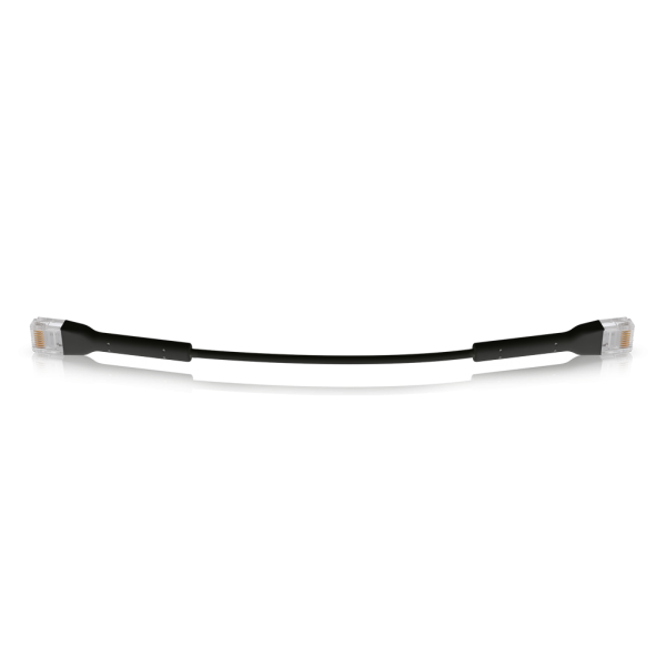 Ubiquiti-U-Cable-Patch-RJ45-BK-UniFi patch cable with both end bendable RJ45, black U-Cable-Patch-RJ45-BK [U-Cable-Patch-RJ45-BK]