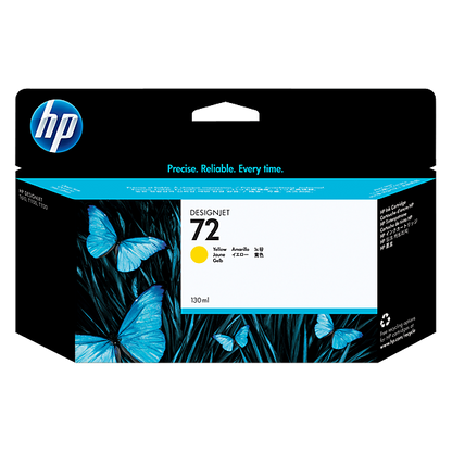 HP Cartuccia inchiostro giallo 72, 130 ml [C9373A]