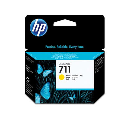 HP CART INK GIALLO PER PLOTTER T120 - T520 N. 711 [CZ132A]