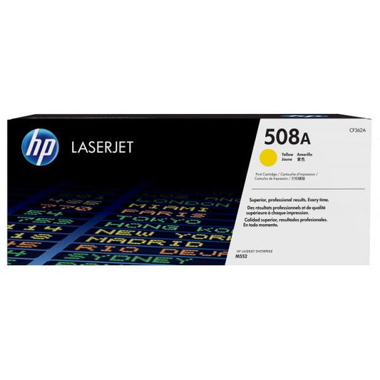 TONER HP AMARILLO 508A 5000 PAGINAS PARA M552/M553/M577 [CF362A]