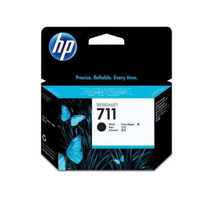 HP Cartuccia inchiostro nero DesignJet 711, 80 ml [CZ133A]