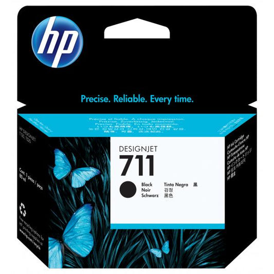 HP Cartuccia inchiostro nero DesignJet 711, 80 ml [CZ133A]