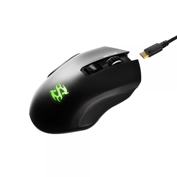 Sharkoon SKILLER SGM3 mouse Mano destra RF Wireless+USB Type-A Ottico 6000 DPI [SKILLERSGM3BLACK]