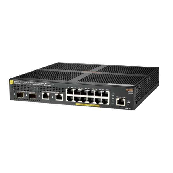 Conmutador Hp Aruba 2930F 12G PoE+ 2G/2SFP+ [JL693A#ABB] 