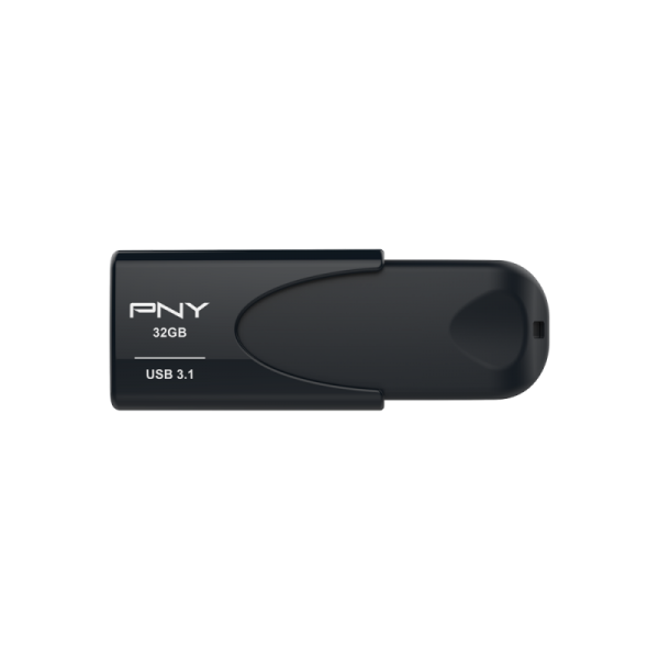 PNY Unidad Flash USB Attache 4 32GB USB Tipo A 3.2 Gen 1 (3.1 Gen 1) Negro [FD32GATT431KK-EF] 