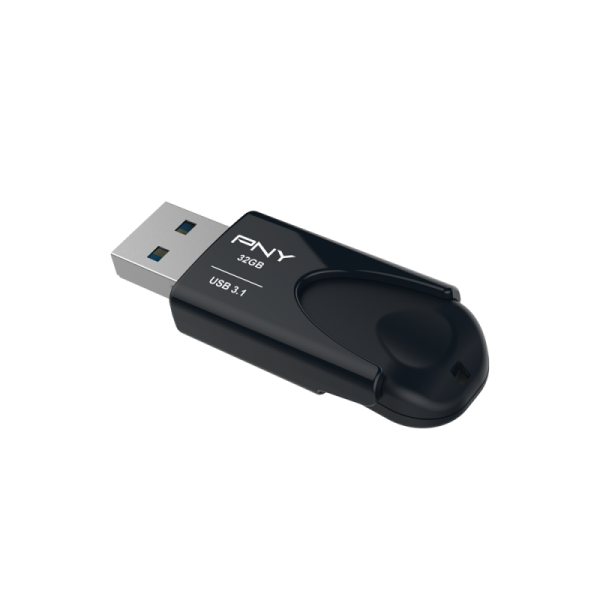 PNY Unidad Flash USB Attache 4 32GB USB Tipo A 3.2 Gen 1 (3.1 Gen 1) Negro [FD32GATT431KK-EF] 