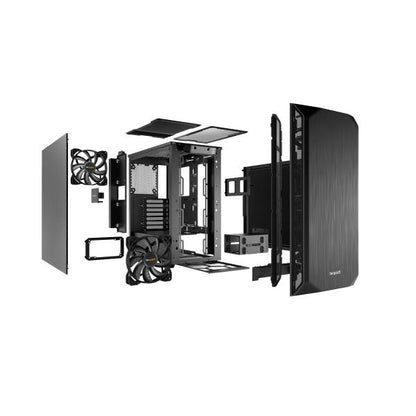 BE QUIET! CASE ATX PURE BASE 500 BLACK, 2XUSB 3.2, MIC+AUDIO, 7 SLOT ESPANSIONE, 2.5/3.5 DRIVE BAY [BG034]