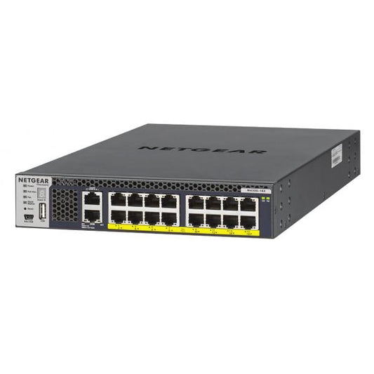 NETGEAR M4300-16X Gestito L3 10G Ethernet (100/1000/10000) Supporto Power over Ethernet (PoE) 1U Nero [XSM4316PB-100NES]