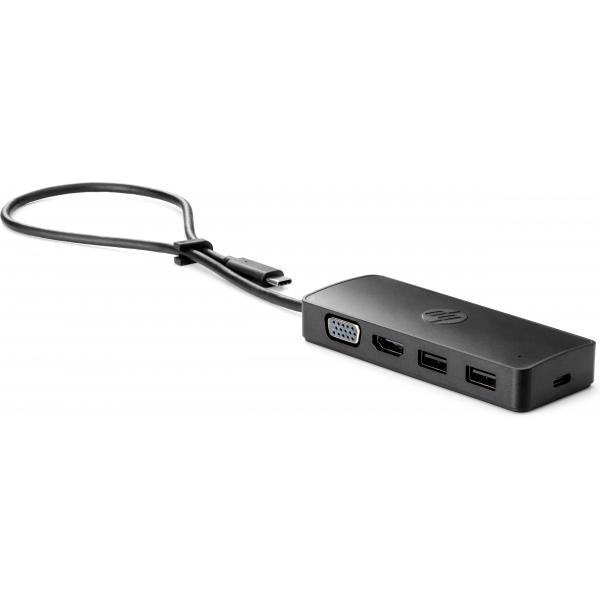 HP TRAVEL HUB DOCKING G2 1XHDMI 1XVGA 2XUSB-A 3.0 CHARGING PORT [7PJ38AA]