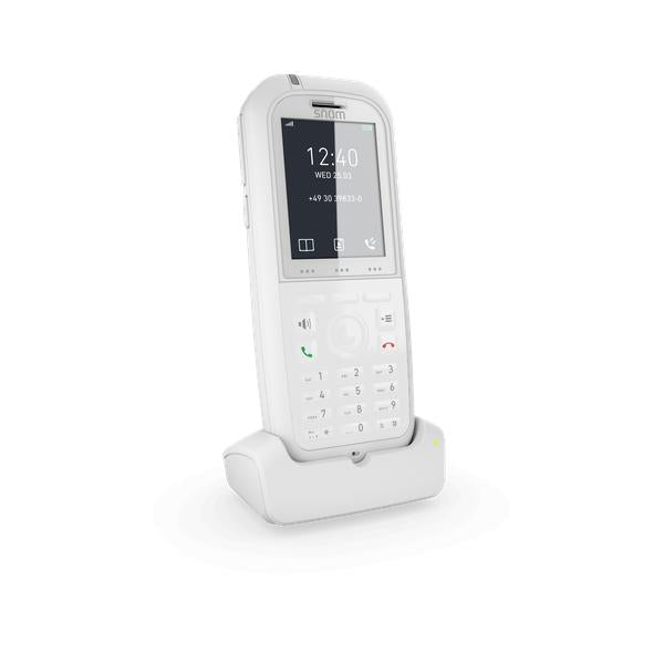 Snom M90 DECT handset: Color screen, IP65, antibacterial housing, White. 00004425 [00004425]