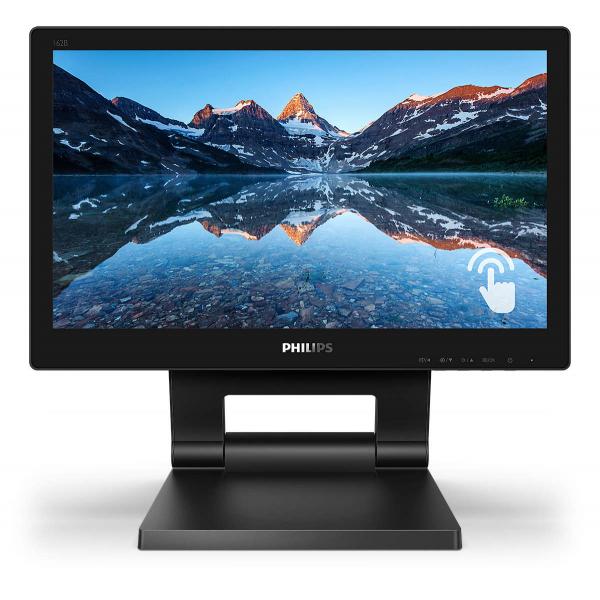 MONITOR PHILIPS TÁCTIL 15.6 1366x768, IP54, 1O PUNTOS TÁCTILES, VGA/DVI/DP/HDMI, MULTIMEDIA [162B9T]